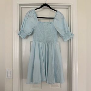 Light Blue Mini Dress